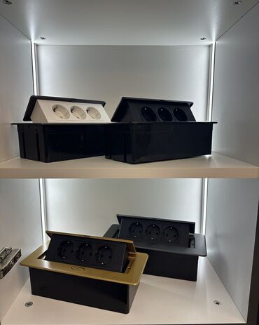 Rozetkalar: Gizli razetka 3-dərin razetkalı model cəmi 48 azn. Metal korpuslu bu — 6