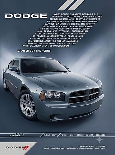 dodge chalenger: Dodge Зарядник: 2007 г., 2.7 л, Автомат, Бензин, Седан — 1