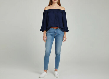 elegancka bluzka damska plus size: Жіноча блуза, розмір S