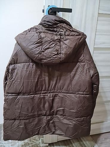 zara l: Зимний пховик под ZARA шоколадного цвета. Размер L подойдет до 52 — 2