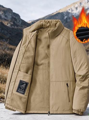 nike tech flecee: Мужская утеплённая куртка с флисовой подкладкой - Тёплая флисовая — 5