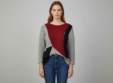 Swetry: Sweter damski, rozmiar M