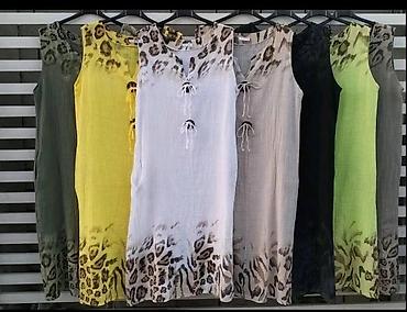 ara baletanke: Letnja maxi haljina bez rukava sa animal print detaljima - Kroj — 6