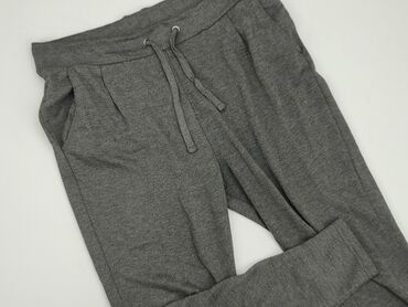 spodnie dresowe z prostą nogawką: Sweatpants, H&M, S (EU 36), condition - Good