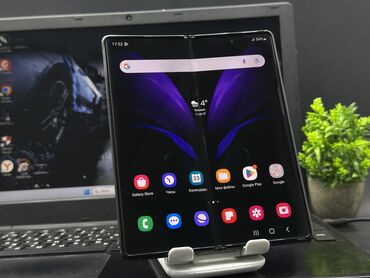 Samsung: Samsung Galaxy Z Fold 2, Б/у, 256 ГБ, цвет - Черный, 2 SIM