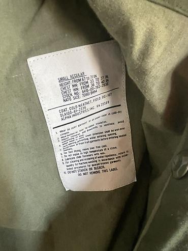 Куртки: Alpha industries M65, отличное состояние Полевая куртка Alpha — 3
