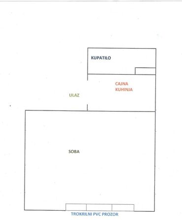 Stanovi: 1 soba, 24 kv. m, 3 sprat