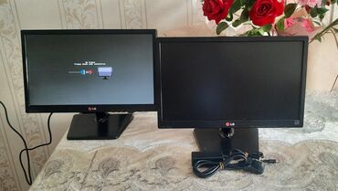 işlənmiş monitor: LG FLATRON Led monitoru. 19inch Mat göz ağrıtmayan ekrandı