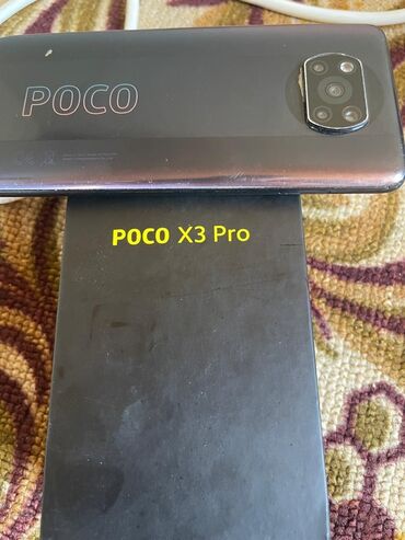 чехлы на поко х3 про бишкек: Poco X3 Pro, Б/у, 128 ГБ, 2 SIM