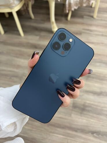 12 pro dubai: IPhone 12 Pro Max, 128 GB, Pacific Blue, Face ID