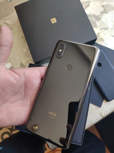 телефон 4500: Xiaomi, Mi Mix 3, Б/у, 128 ГБ, цвет - Черный, 2 SIM
