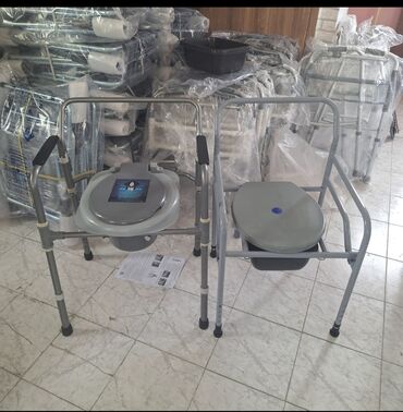 Yerimək üçün arabalar, çəliklər, əsalar, rollatorlar: Əlil xesteler üçün sanitar qovşağı (Unitaz) 130 kiloqrama qeder