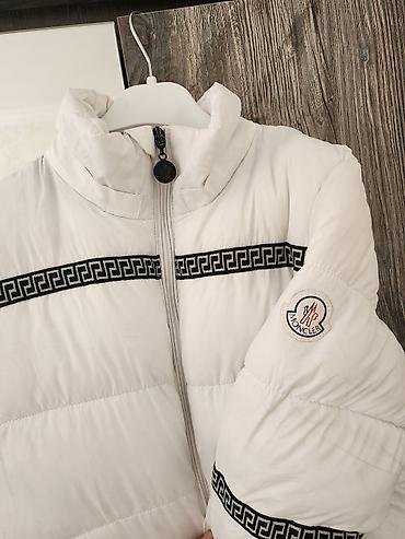 монклер футболка: Детский зимний комбинезон Moncler, белый.Размер 80.Длинна 70см. 8-12 — 3