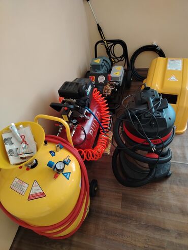 Avtoservis avadanlıqları: İşlənməyib tezdi salafan icnde 3 faza 200 bar model orda yazilib Men — 15