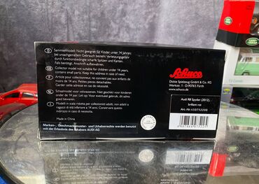 Avtomobil modelləri: Коллекционная модель AUDI R8 V10 Spyder Red 2012 Limited Edition — 6