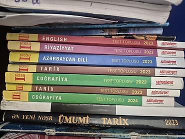 kitab rəf: Abituriyent üçün “Test Toplusu” dərslikləri paketi Hamsı razilasma — 1