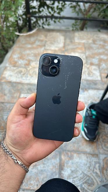 iphone zr: IPhone 15, 256 GB, Black Titanium, Simsiz şarj, Sənədlərlə — 6