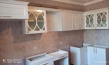 Sifarişlə mətbəx mebeli: Sifarişlə mətbəx dəsti, Özü çəkən petlələr, MDF, Kredit yoxdur, Pulsuz çatdırılma, Rayonlara çatdırılma — 13