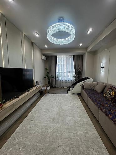 3комнаты: 3 комнаты, 100 м², Асанбай мкр Элитка, 5 этаж, Евроремонт — 8