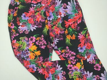 legginsy w kwiaty damskie: Leggings, XL (EU 42), condition - Very good