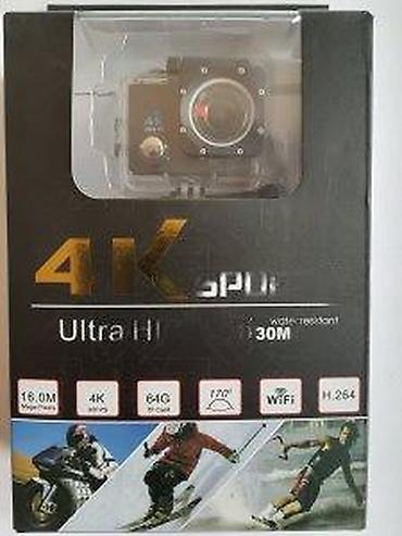 Video kamere: Akciona kamera Ultra HD sa ekranom - Snimanje u Ultra HD rezoluciji - — 16