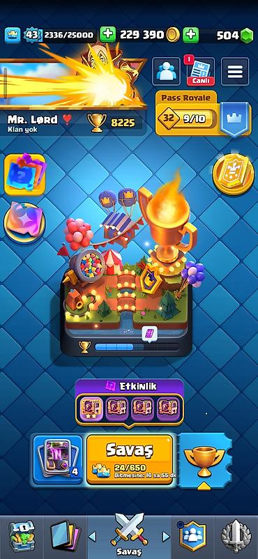 Другие игры и приставки: Clash Royale hesabı – yüksək kupa və zəngin kolleksiya - Kral — 1