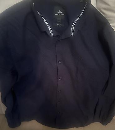 emperio armani: Köynək, Armani Exchange, S, rəng - Göy — 1