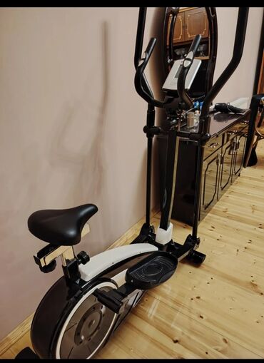 велосипеды с надувными колесами: Elliptik/trenajor velosiped (2-i 1-də) - Kombinə edilmiş elliptik