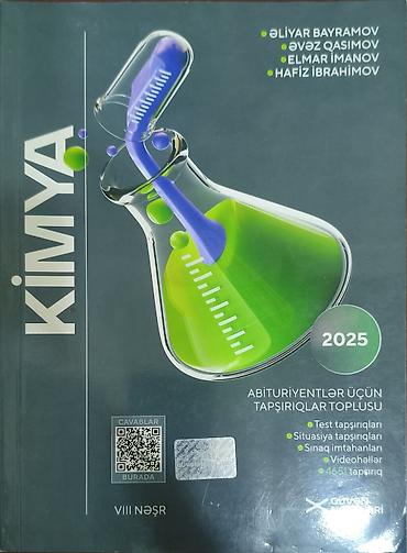 Məhsul: “Kimya – Abituriyentlər üçün tapşırıqlar toplusu (2025)”, VIII