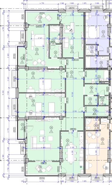 дом квартира ош: 5 комнат, 218 м², Орто-Сай с. Элитка, 2 этаж, ПСО (под самоотделку) — 4