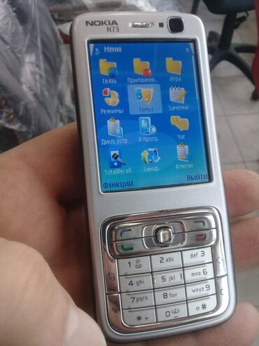 Nokia: Nokia N73 цвет - Серый | Кнопочный
