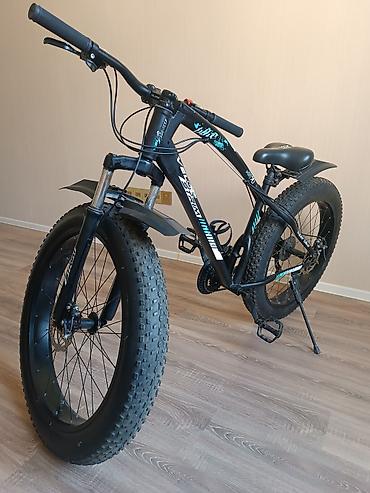 İdman velosipedləri: Fatbike tipli dağ velosipedi - Çərçivə: polad/alüminium qara - — 3