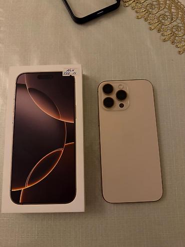 17 pro max planshet: IPhone 16 Pro Max, 256 ГБ, Desert Titanium, Отпечаток пальца, Face ID, Беспроводная зарядка — 3