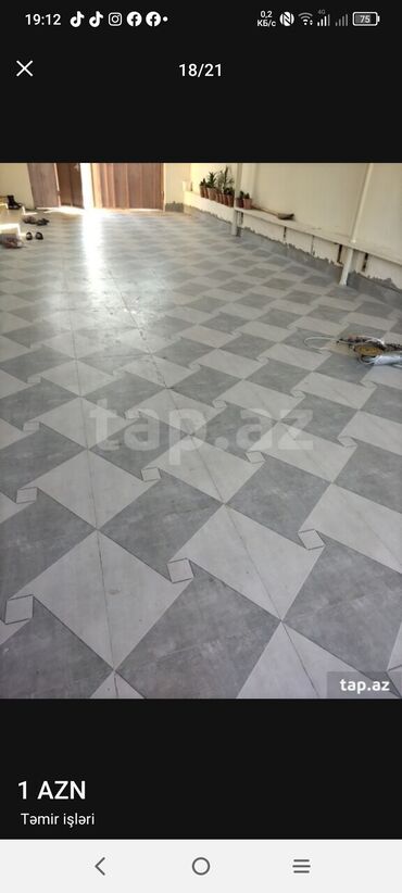 Kafel və metlax: Təmir tikinti kafel metlax, rəngsaz, alciban suvaq santexnika və — 18