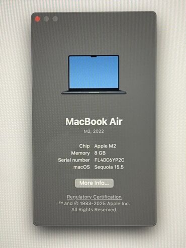 чехол для макбук эйр 13: Ноутбук, Apple, 8 ГБ ОЗУ, Apple M2