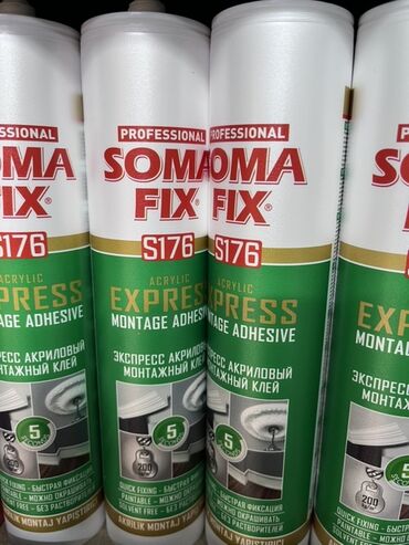 клей для керамогранита: Профессиональный акриловый монтажный клей Soma Fix S176. Предназначен