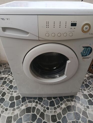 Paltaryuyan maşınlar: Paltaryuyan maşın Samsung, 5 kq, Avtomat, Qurutmasız, Kredit yoxdur
