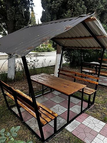 masa ve stullar: Cayci ucun hazir besetkalar Demirler 500 razilasma taxtalar 150 — 1