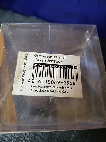 13x20 format: Uskrsnje unikatno,novo jaje Albrecht Durer iz 75god. Jaje dekorativno — 10