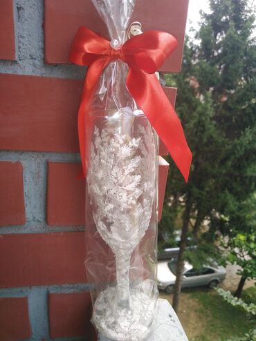 Svadbena oprema: Ukrasne čaše za vaša Slavlja za mladence, kumove, punolestva. Ulepšaj — 4