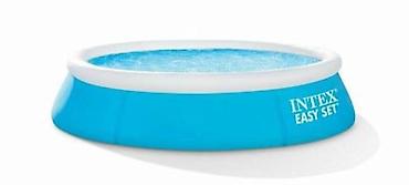 басени: Elektron Nasos Hediyye. Intex 2.44 × 0.61 m şişmə hovuz 🌊 Yay — 1