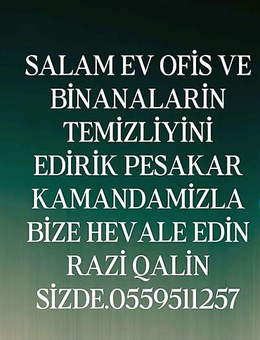 temizlik ev işleri: Peşəkar təmizlik xidməti - Ev, ofis və binaların tam təmizliyi - — 1