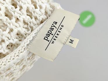 sweter w serca h: Papaya, Sweter damski, rozmiar M — 5