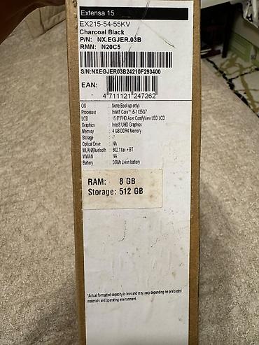 tp link azerbaycan: Acer Extensa 15 noutbuk - Model: Acer Extensa 15 (EX215-54-56KV) — 5