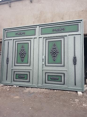 Dekorativ dəmir darvaza - Material: qalın metal/prokat dəmir