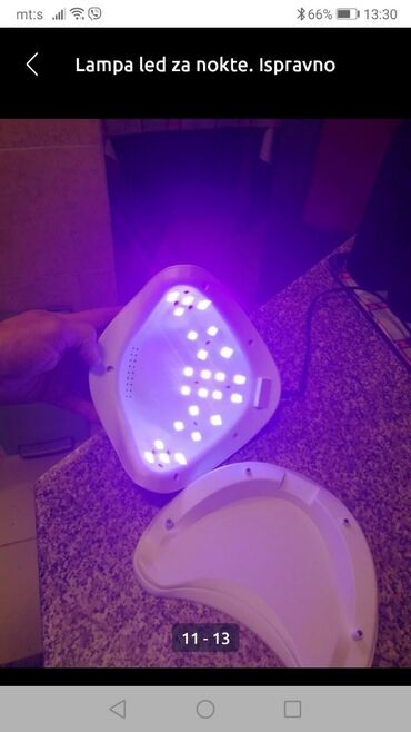 UV i LED lampe za nokte: Lampa profi za Manikir za nokte dobra ispravna. Na diode
 Mirjevo — 13