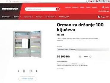 tisot sat: Metalna kutija za ključeve sa nosačima u boji - Materijal: metalno — 10