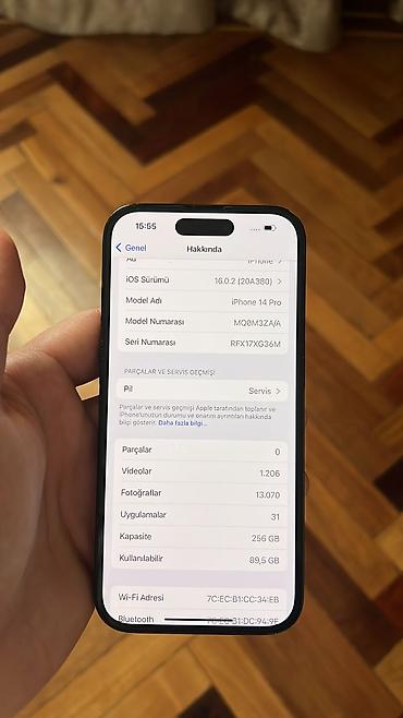 tank 3 pro max: IPhone 13 Pro, 256 GB, Sierra Blue, Simsiz şarj, Face ID — 3