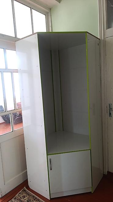 wardrobe: Угловой шкаф-стеллаж - Конфигурация: угловой, с открытой нишей во всю — 1