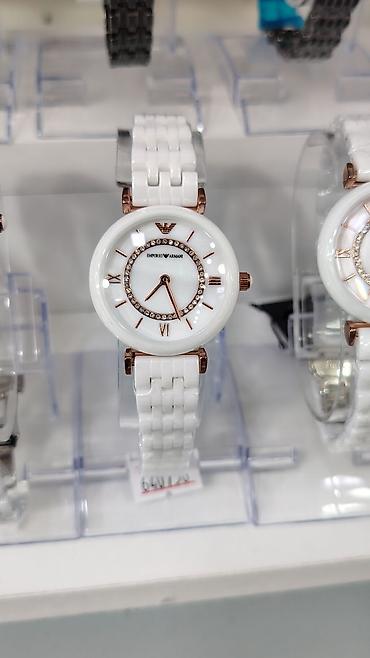 Aksesuarlar: Emporio Armani qadın qol saatları – keramik kolleksiya - Korpus və — 5
